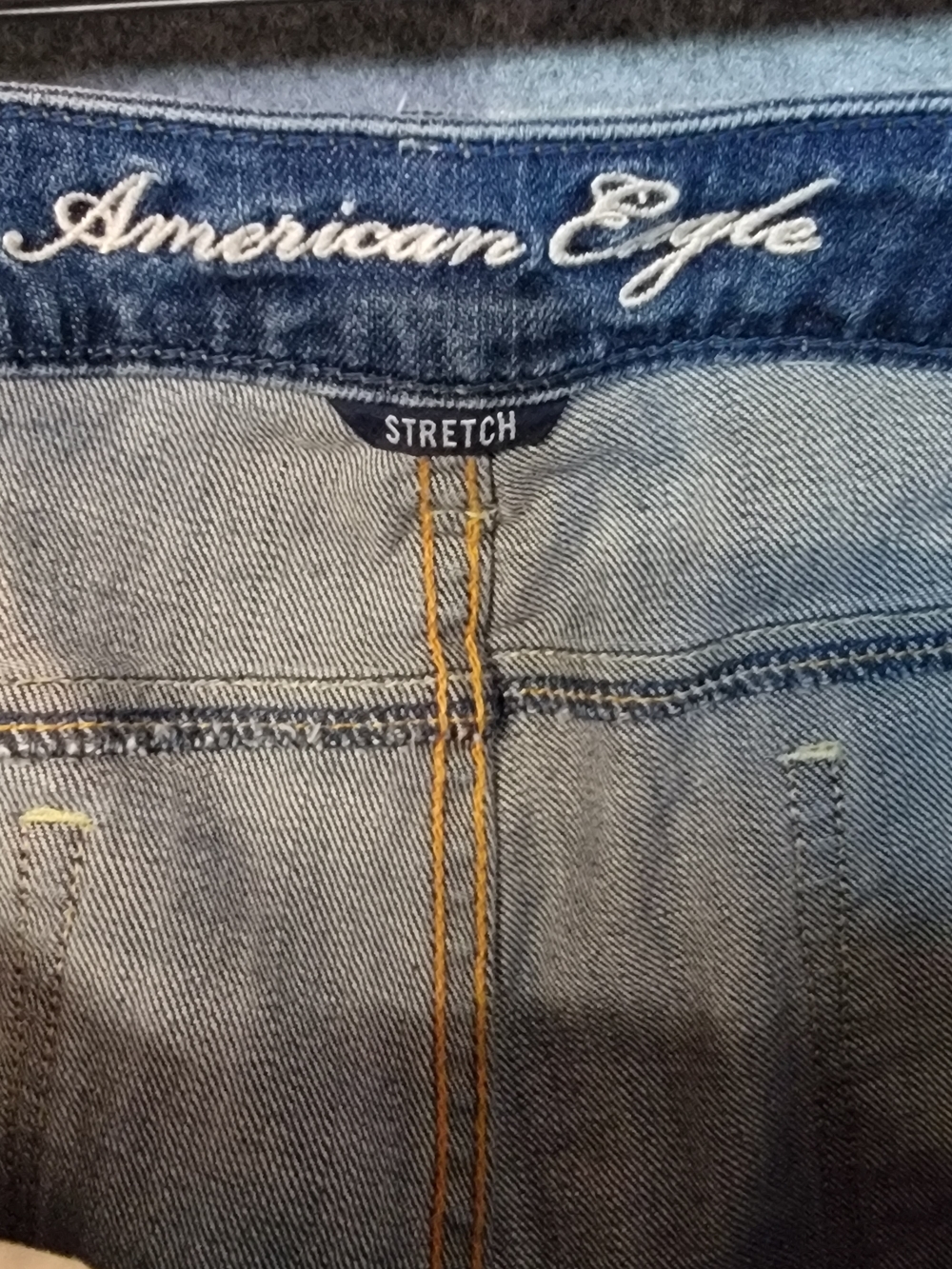 American Eagle Outfitters Medium Wash Skinny Jeans Size 14 - Picture 4 of 12